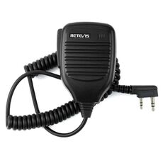 Retevis C9001 Microfono per altoparlanti PTT da 2 Pin