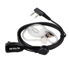 Retevis C9003 2 pin PTT altoparlante altoparlante microfono tubo acustico auricolare auricolare