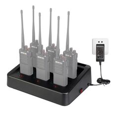 Retevis RTC29 Slot intercambiabili multi-funzione multi-funzione Caricabatterie Walkie Talkie per retivis RT29