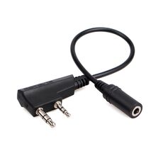 Retevis Tck01 Kenwood 2 Pin a 3,5 mm Femmina Mobile Phone Audio Audio Transfer Transfer? Cavo per RT21 / RT22 / RT24 / RT7 / RT27 / H777
