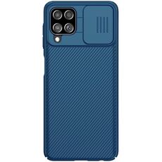 Per Samsung Galaxy A22 4G LTE NILLKIN BLACK Serie Specchio a specchio Camshield Copertura integrale Cassa del PC antigraffio resistente alla polvere (blu)