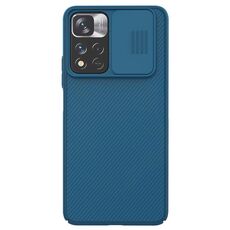 Per Xiaomi Redmi Nota 11 Pro / 11 Pro + Nillkin Black Mirror Series Camshield PC Cassa del telefono PC (blu)