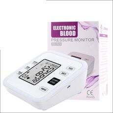 RZ205 Pressione sanguigna Automatico Digitale Braccio superiore Battito cardiaco Misuratore di pulsazioni Misuratore Tonometro Attrezzatura Sfigmomanometro
