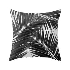 Piante tropicali Federa in poliestere Federe decorative Foglie verdi Copricuscino quadrato 45 cm x 45 cm (23)