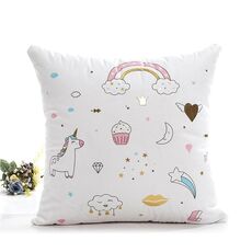 Fodera per cuscino Buon Natale Fodera per cuscino con stampa in lamina d'oro Fodera per cuscino per divano in vita Fodera per cuscino Coffee Shop Decorativo 43 cm x 43 cm (8)