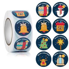 Adesivo sigillante per etichette decorative per regalo di Natale (HA133)