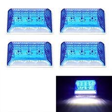4 PCS ZS-6001 DC24V Auto / Truck Side Segnatore Lampada Lampada Lulb (luce blu)