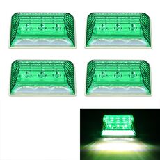 4 PCS ZS-6001 DC24V Auto / Truck Side Segnatore Lampada Lampada Lampada (luce verde)