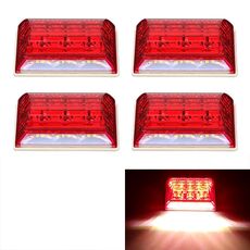 4 PCS ZS-6001 DC24V Auto / Truck Side Segnatore Lampada Lampada Lampada (luce rossa)