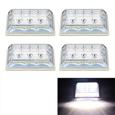 4 PCS ZS-6001 DC24V Auto / Truck Side Segnatore Lampada Lampada Lampada (luce bianca)