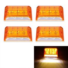 4 PCS ZS-6001 DC24V Auto / Truck Side Segnatore Lampada Lampada Lampada (luce gialla)