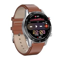 Sk7Plus da 1,28 pollici Schermata IPS cinghia Smart Watch, Support Bluetooth Call/Sleep Monitoring (Brown)