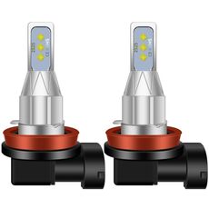 1 coppia H11 DC 12V-24V 12W 1800LM LED LED AUTO LIGHT (luce gialla)
