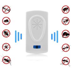 Ultrasuoni Mouse Scarafaggio Repulsore di parassiti Dispositivo Insetti Ratti Ragni Mosquito Killer Controllo dei parassiti Domestico Rejecter (spina europea)