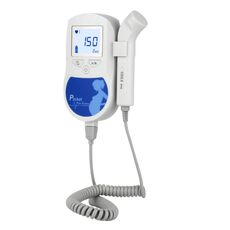 Baby Sound C Doppler fetale Prenatale Pocket Rilevatore di ultrasuoni digitale Angelo Battito cardiaco Doppler incinta Monitor prenatale (Blu)