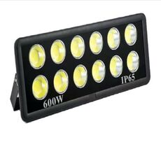 Super Bright Outdoor Building Flood Light Shiny Spotlight Square Stadium Highway con driver isolato, AC 85-265V
