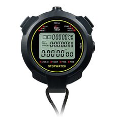 YS Stopwatch Timer Training Fitness Competition Stopwatch, stile: YS-710 10 Memories (nero)