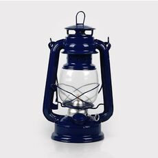 Tenda da campeggio portatile nostalgica retrò in ferro battuto per tenda da campeggio (blu scuro)