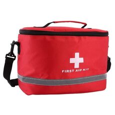 Kit di pronto soccorso per esterni Borsa da campeggio sportiva Pacchetto di sopravvivenza di emergenza domestica (rosso)