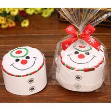 Asciugamano per torta di Natale Creativo Regalo Asciugamano per asciugamani Regali natalizi (pupazzo di neve)