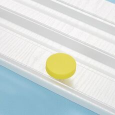 Maniglia per armadio per cassetti per bambini moderna antiurto con motivo a cerchio giallo