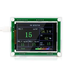 PMS5003 Auto PM2.5 Rilevatore Tester Meter Monitor della qualità dell'aria Home Car Office all'aperto Analisi termometro a gas