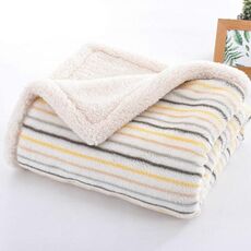 Inverno di spessore doppio strato stampato agnello bambini Blanket Bedding