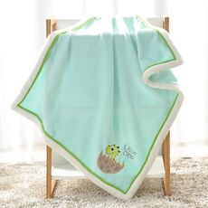 Newborn Cartoon Soild addensare Double Layer corallo del panno infantile morbida coperta Biancheria da letto