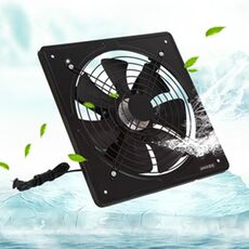 220V Speed ​​Air estrattore finestra di ventilazione Fan Ventilatore di scarico ad alta per la cucina ventilatore assiale ventilatore a muro industriale