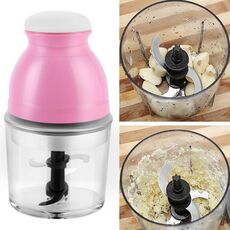 Tazza di miscelazione portatile Spremiagrumi elettrico per latte di soia Macchina da cucina multifunzione Tritacarne domestico (rosa)