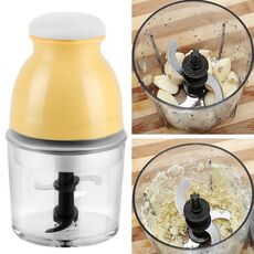 Tritacarne portatile Macchina da cucina multifunzione per spremiagrumi elettrico per latte di soia (beige)