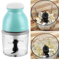 Tazza di miscelazione portatile Spremiagrumi elettrico per latte di soia Macchina da cucina multifunzione Tritacarne domestico (verde chiaro)