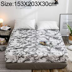 Marmo Modello Letto Dust Coprimaterasso Custodia protettiva fornita copertina Biancheria