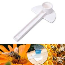 10 PCS Tipo a becco d'anatra Alimentatore per acqua Alimentatore per porta nido Alimentatore multifunzione per zucchero d'api Forniture per apicoltura