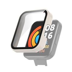 Per Xiaomi Redmi Watch 2 Lite versione estranea PC + custodia protettiva in vetro temperato (bianco)