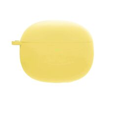 Per Redmi Buds4 Pro Custodia protettiva per auricolari in silicone con moschettone D (giallo)
