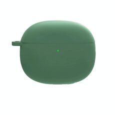 Per Redmi Buds4 Pro Custodia protettiva per auricolari in silicone con moschettone D (verde intenso)