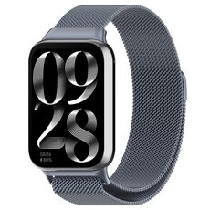Per cinturino in maglia di acciaio magnetico Xiaomi Mi Band 8 Pro Milan (grigio)