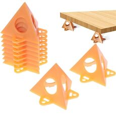 10 pz/pacco Supporto per piramide di vernici per la lavorazione del legno Supporto a cono (Champagne)