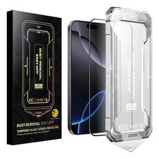 Per iPhone 16 Pro Max Pellicola in vetro temperato HD di facile installazione