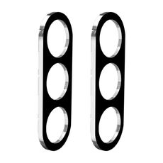 Per Samsung Galaxy S25+ 5G 2 pezzi ENKAY Hat-Prince 9H Pellicola in vetro temperato per obiettivo della fotocamera posteriore (nero)