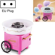 Carrello retrò Mini Cotone Candy Machine, Specifica: Regolamento europeo 220 V (rosa)