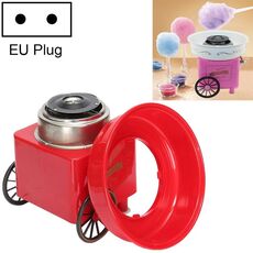 Carrello retrò Mini Cotone Candy Machine, Specifica: Regolamento europeo 220 V (rosso)