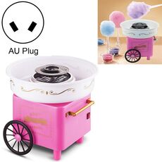 Carrello retrò Mini Cotone Candy Machine, Specifica: Regolamento australiano 220 V (rosa)