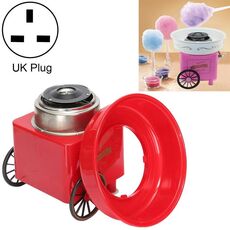 Carrello retrò Mini Cotone Candy Machine, Specificazioni: Regolamento britannico 220 V (rosso)