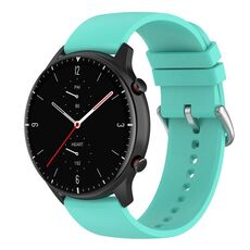 Cinturino per orologio in silicone con coda tonda da 22 mm (blu)