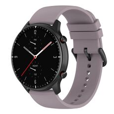 Cinturino per orologio in silicone con coda tonda da 22 mm (viola)
