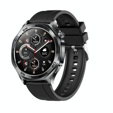 AK83 BT Call Smart Watch, supporta la pressione sanguigna / frequenza cardiaca / monitoraggio della salute sportiva (silicone nero)