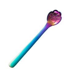 Cucchiaio da dessert in acciaio inossidabile Creative Cat Claw Coffee Spoon, Stile: Cat Claw Spoon, Colore: Colorato