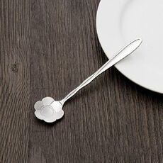 Cucchiaio da caffè creativo da 3 pezzi in acciaio inossidabile per uso domestico, cucchiaio da caffè, stile: cucchiaio da fiore del sole